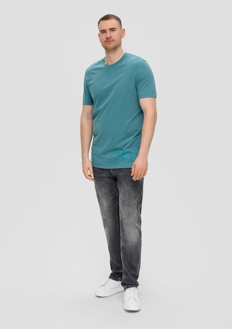 T-Shirt mit Logo-Patch
