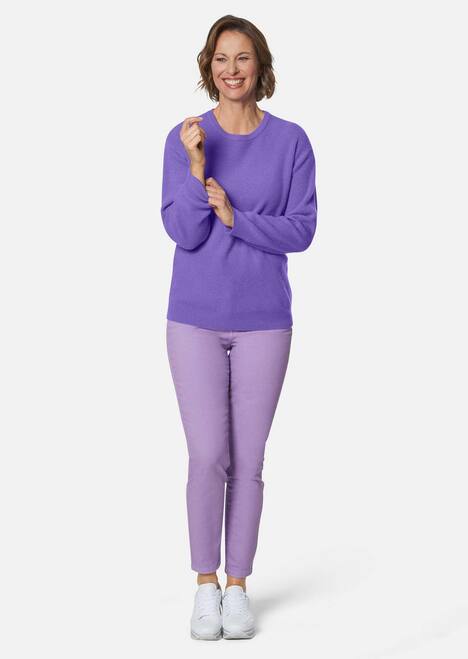 Kaschmirpullover mit Rundhals