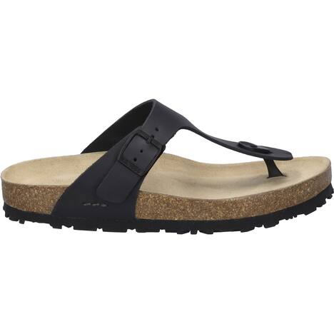 Damen Zehentrenner Hermine 02, schwarz