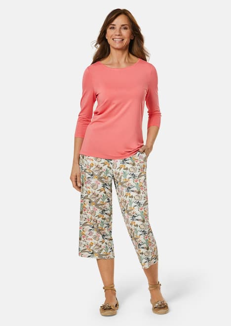 Druckhose Louisa mit weichem Fall