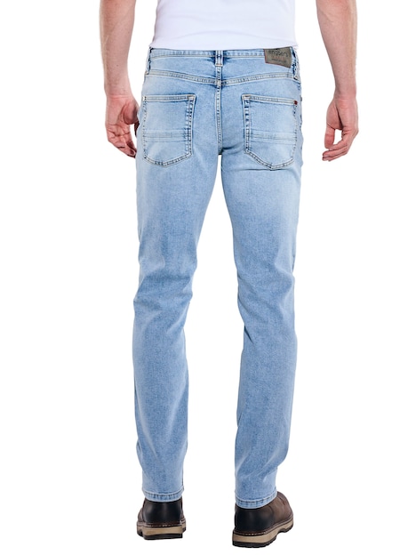 Herren Jeans 5-Pocket Superstretch , Hellblau
