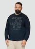 Sweatshirt mit Flock-Print