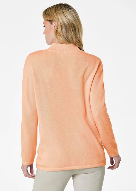 Kuschelweicher Kaschmirpullover mit Kragen