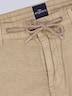 Herren Cargo Shorts in Leinenoptik , Cognac