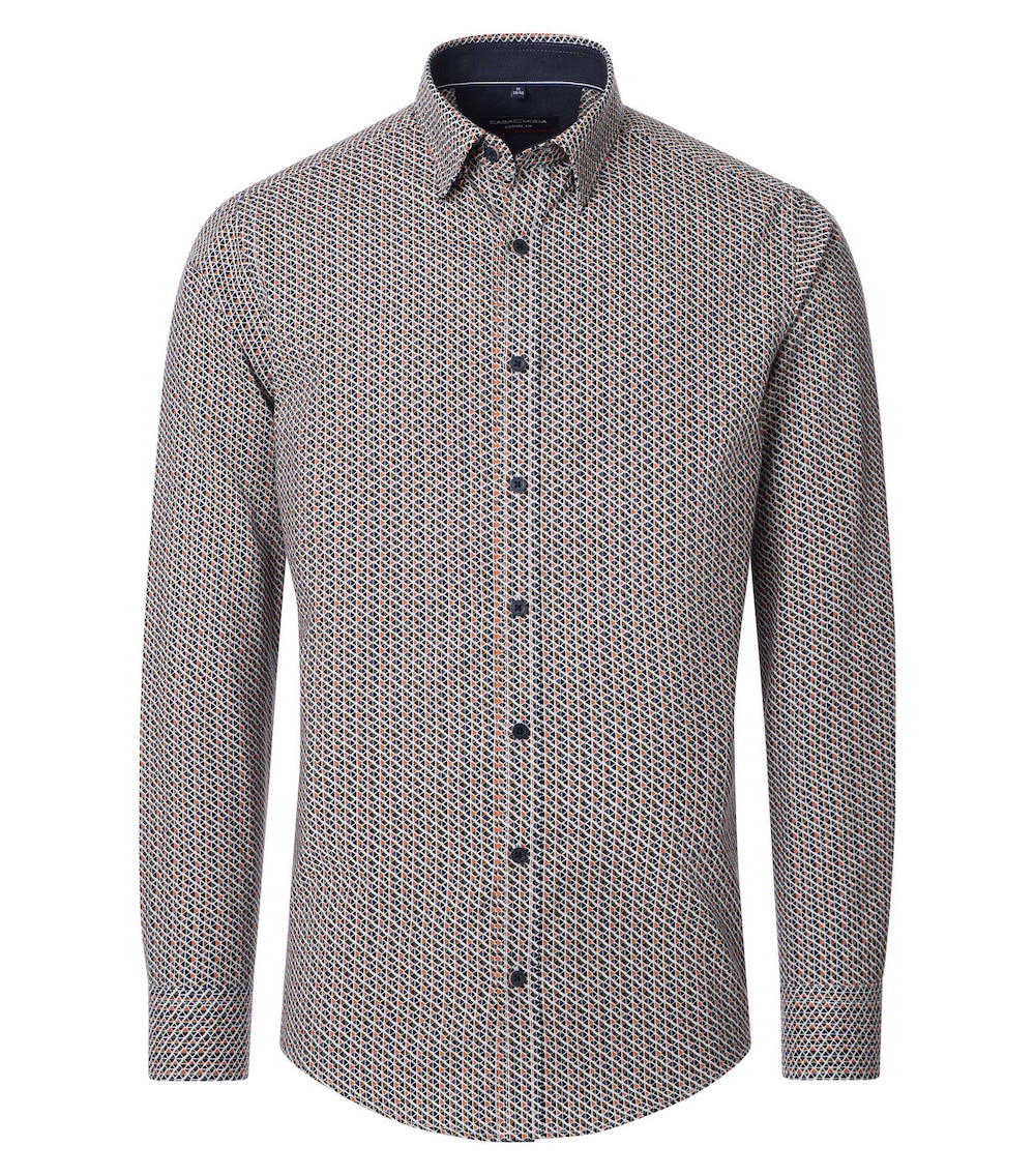 Freizeithemd Print Casual Fit