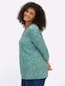 3/4-Arm-Shirt 3/4-Arm-Shirt mit Karree-Ausschnitt 3/4-Arm