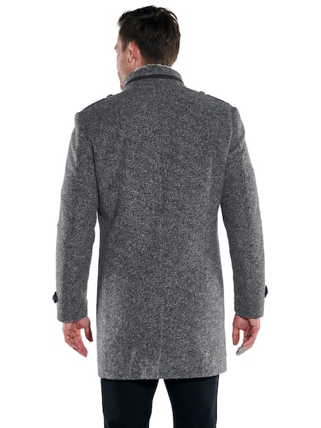 engbers Herren Mantel , Grau