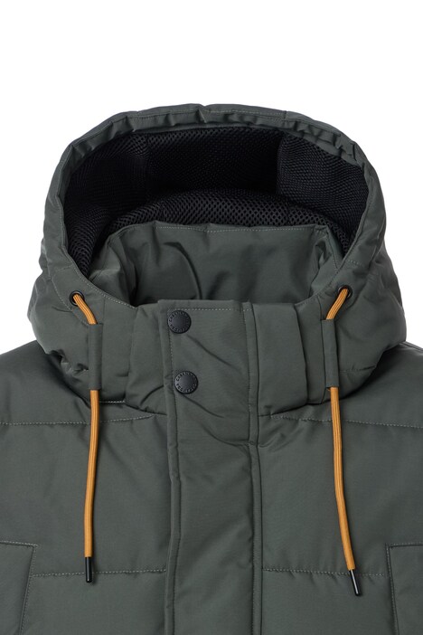 Steppjacke mit Kapuze uni