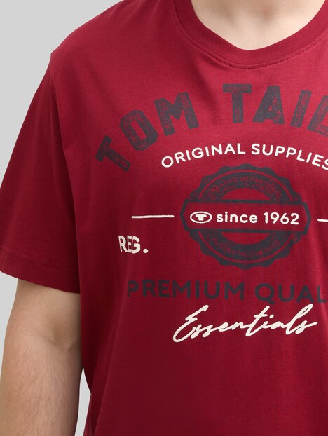 T-Shirt mit Logo Print