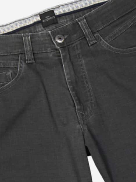 engbers Herren Hose straight , Dunkelgrau