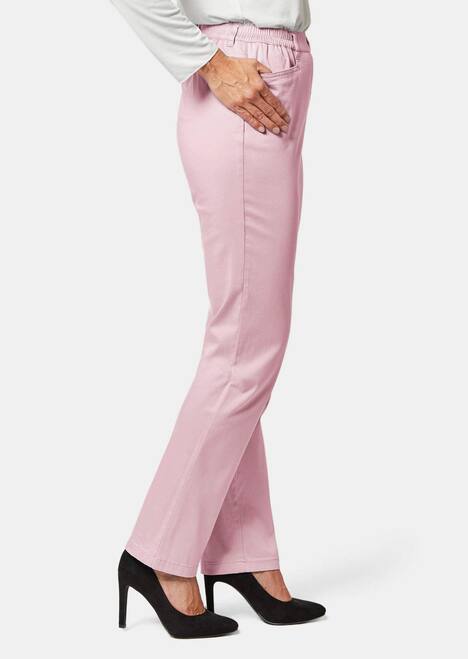 GOLDNER Katoenen broek met elastische band Lichte katoenen broek met elastische band