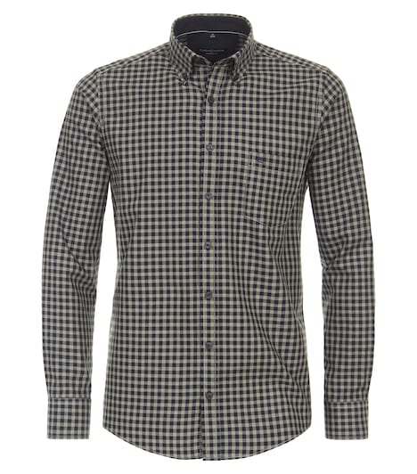 Flanellhemd kariert Casual Fit