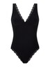 Schiesser Damen Body Unique Cotton schwarz
