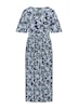 Wickelkleid mit floralem Design
