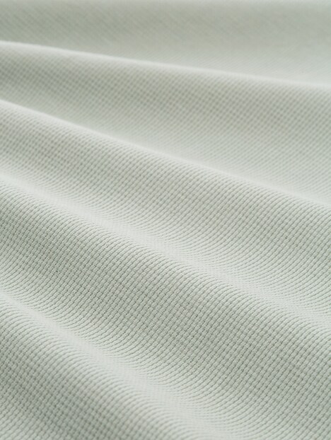 Henley Langarmshirt mit Waffelstruktur