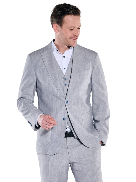Herren Anzugsakko regular , Hellgrau