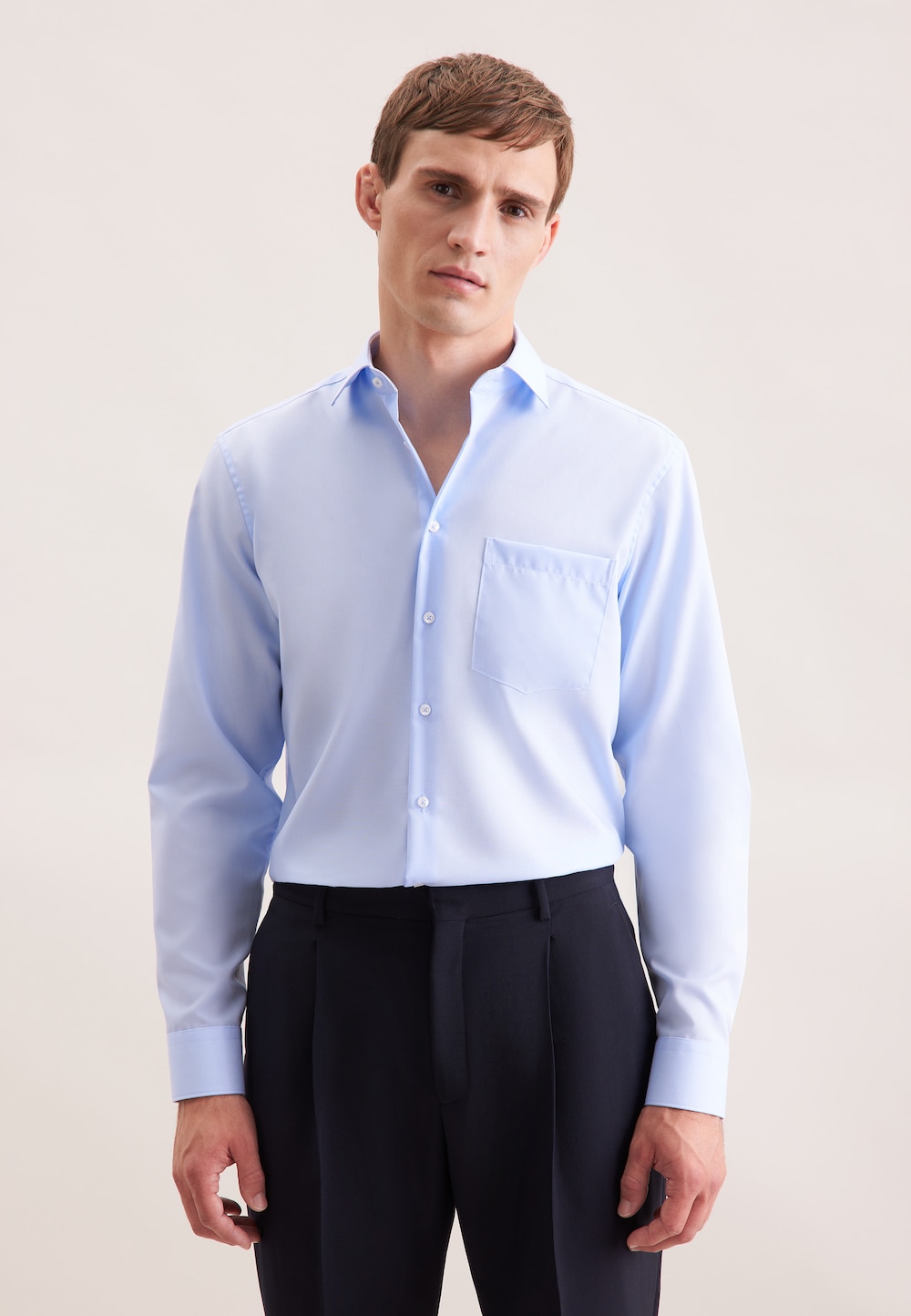 Herren Business Hemd - Uni