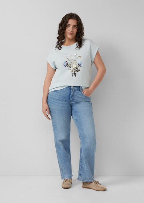 T-Shirt mit Frontprint im Relaxed Fit