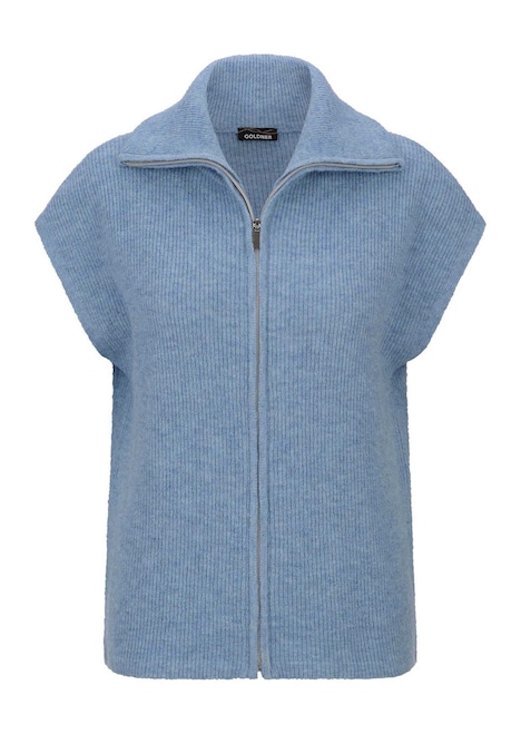 Gemêleerd vest met ritssluiting
