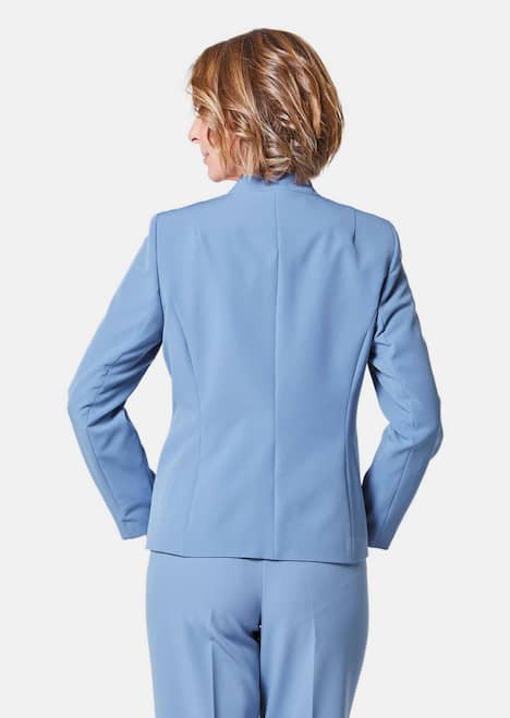 GOLDNER Blazer Blazer met fijne contrasterende biesjes