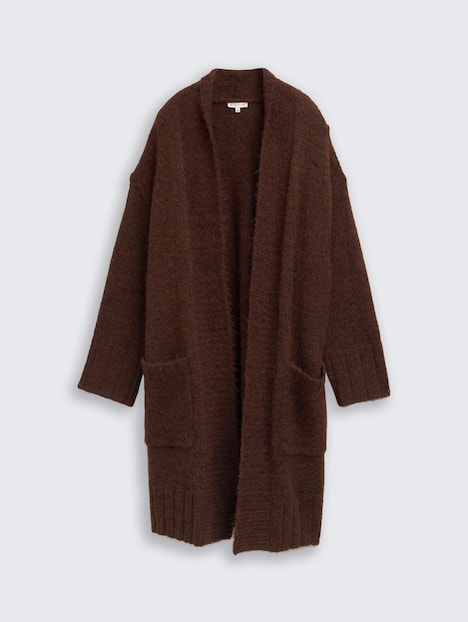 Oversize Cardigan mit Wollanteil