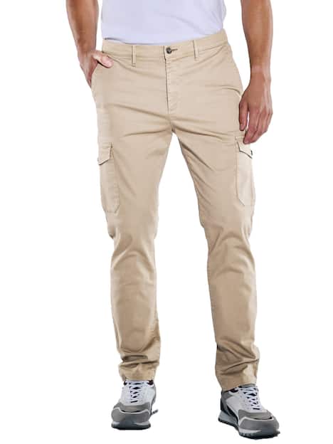 engbers Herren Cargohose straight , Sand