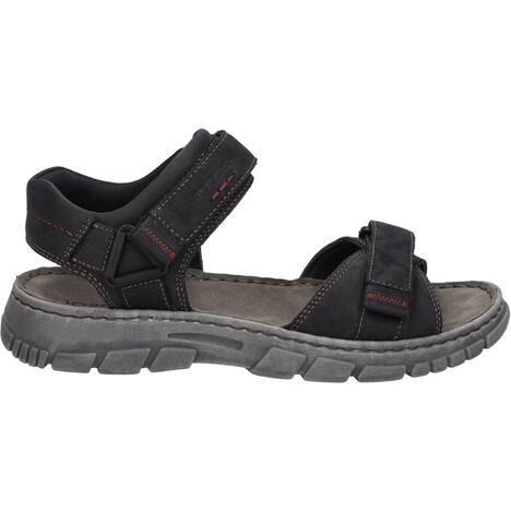 Herren Sandale Brendan 01, schwarz