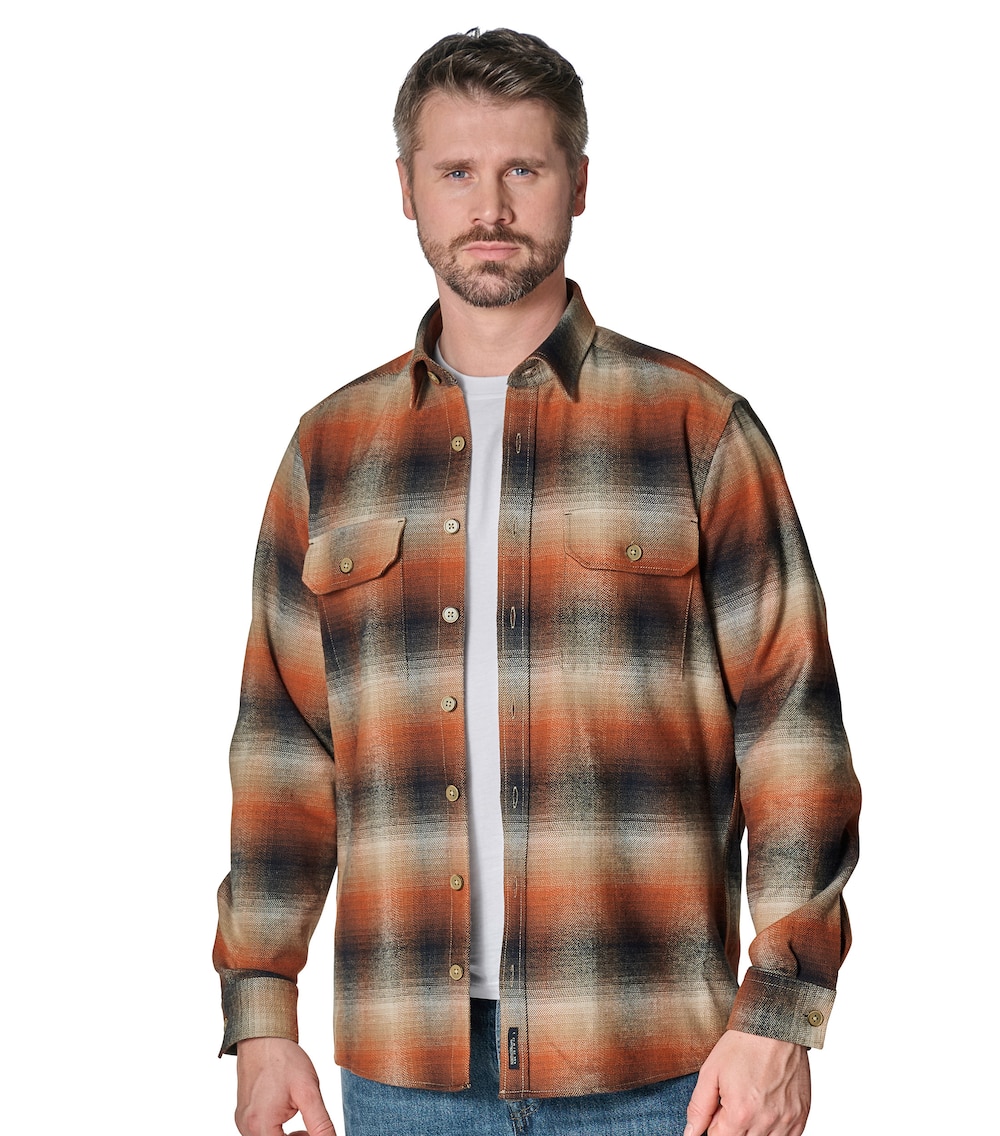 Hemdjacke kariert Casual Fit