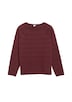 Pullover mit Strukturstreifen