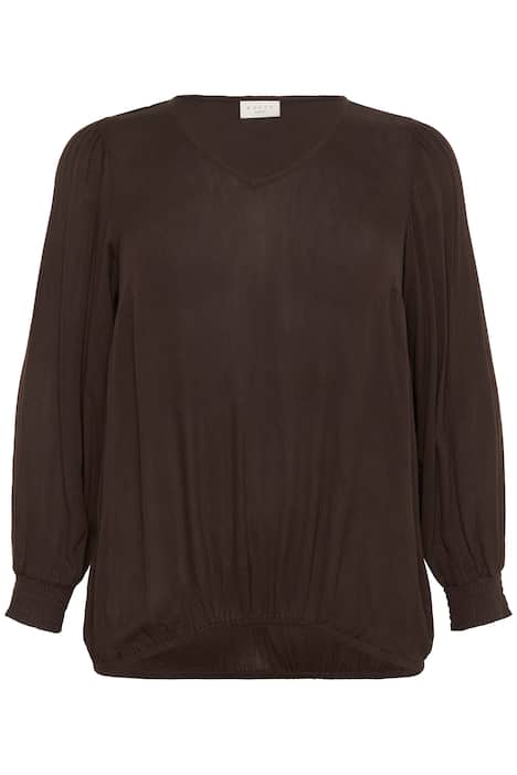 Langarm-Bluse Regular fit