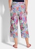 Jerseyhose mit Palmen-Print