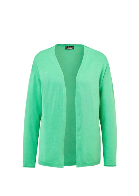 Offene Strickjacke in Kurzform