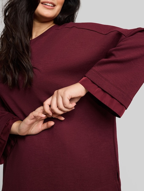 Loose Fit Sweatshirt mit 7/8-Arm