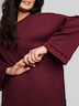 Loose Fit Sweatshirt mit 7/8-Arm