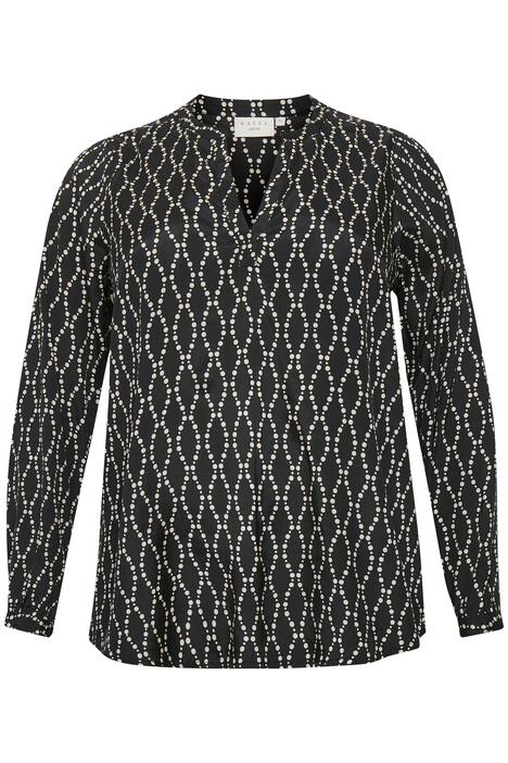 Langarm-Bluse Regular fit