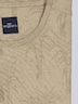 Herren Rundhals T-Shirt mit Allover-Print , Hellbraun
