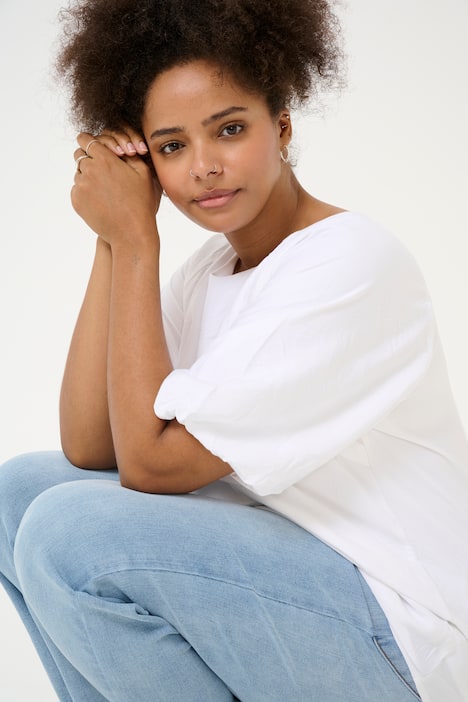 Kurzarm-Bluse Regular fit