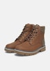 Stiefel in Leder-Optik mit Profilsohle