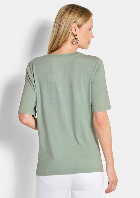 Jerseyshirt mit Blende
