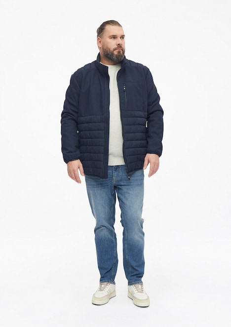 Struktur-Pullover aus 100% Baumwolle