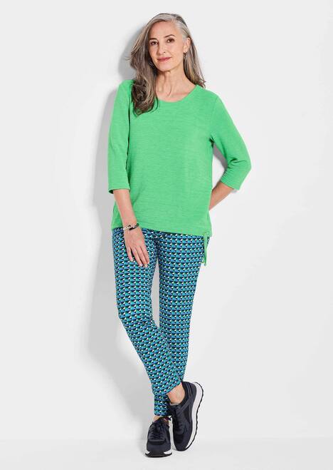 Gerades, bequemes Halbarm T-Shirt