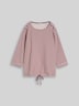 Langarmshirt mit Knopf-Details