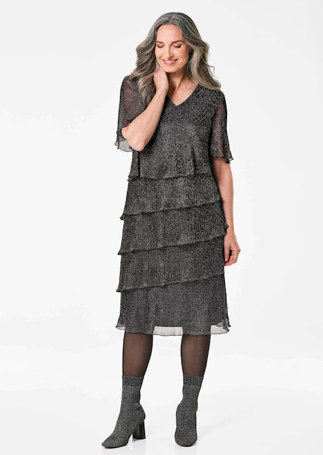 Elegantes Abendkleid mit Glanz-Effekt