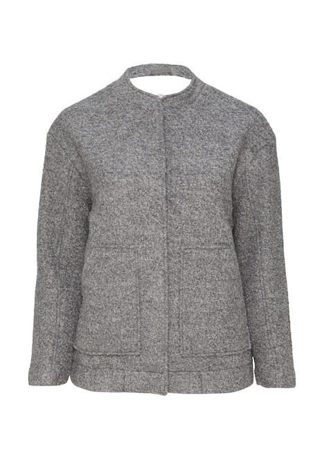 Blouson aus Bouclé