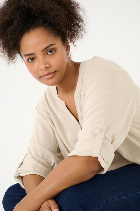 Langarm-Bluse Loose fit