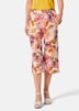 GOLDNER Broek met print Zomerse gedessineerde broek
