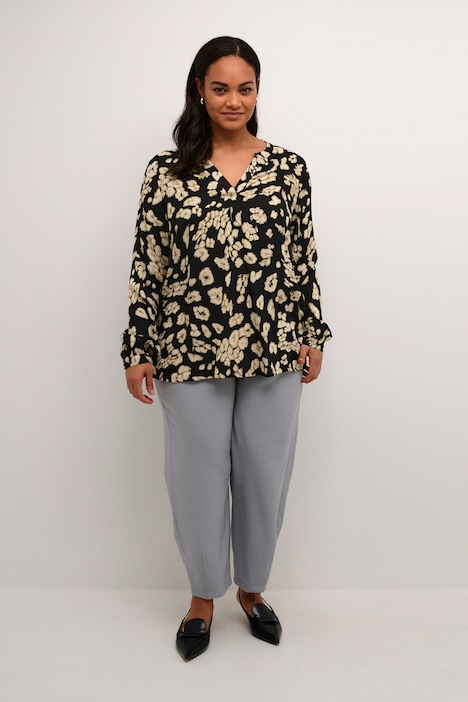 Langarm-Bluse Regular fit