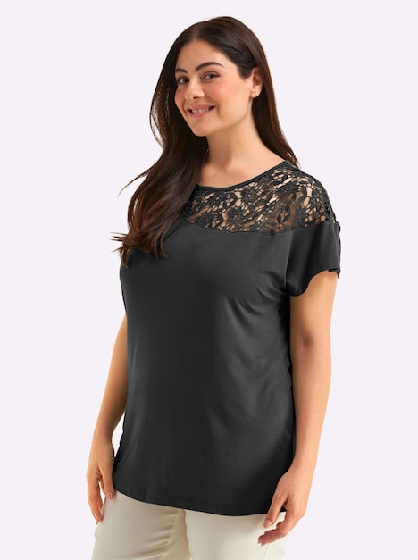 Kurzarm-Shirt Kurzarm Ohne Kragen