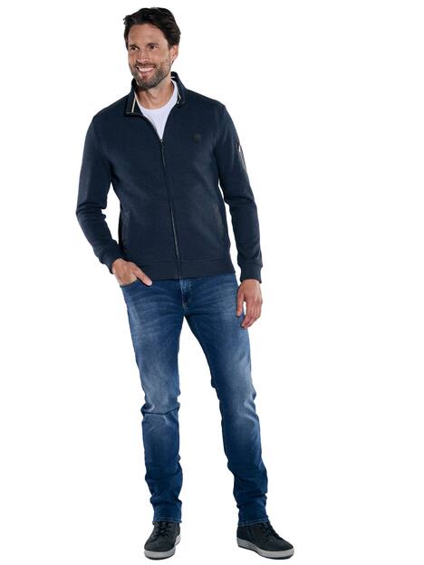 engbers Herren Sweatjacke regular , Saphirblau