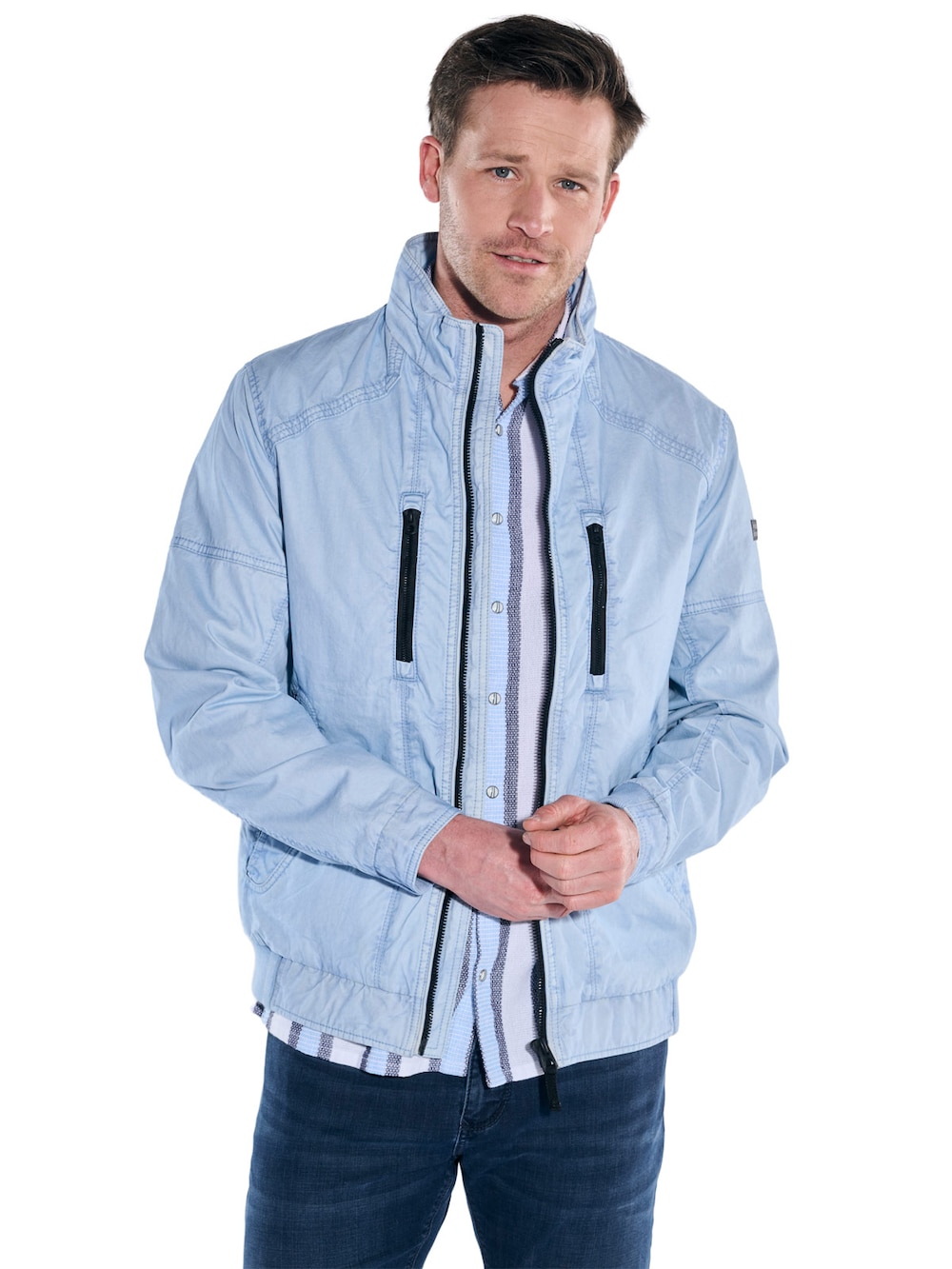 Herren Baumwoll-Jacke , Gruen